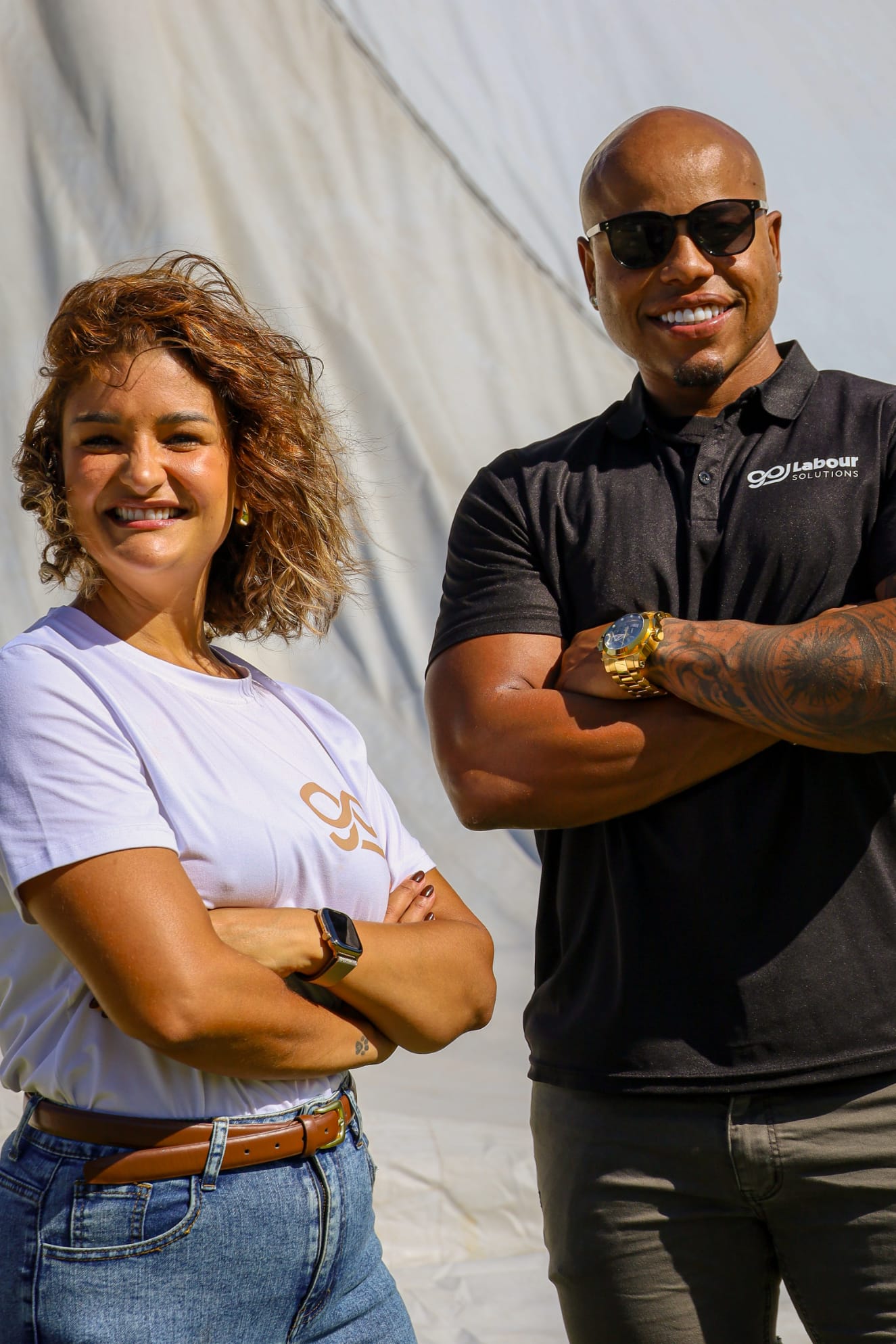 Marco and Raquel, co-founders of GoLabour Solutions